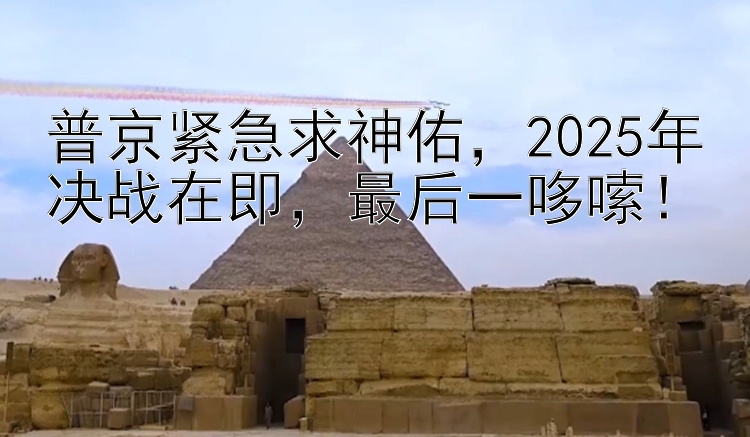 普京紧急求神佑   2025年决战在即   最后一哆嗦！